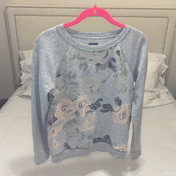 Floral/Gray Sweater | Comfy & Casual - Picture 2 of 3